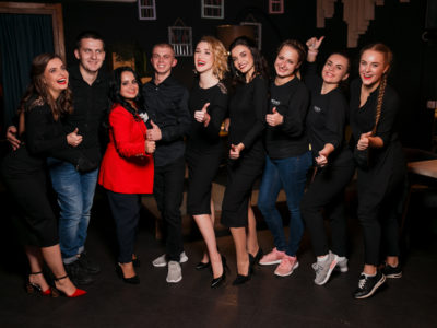 Вечеринка в украинском ресторане Prynada