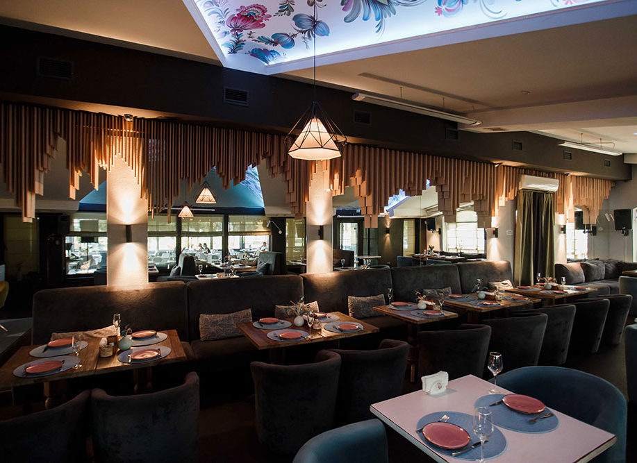 Петриківка банкетний зал в ресторані Принада, Оболонь